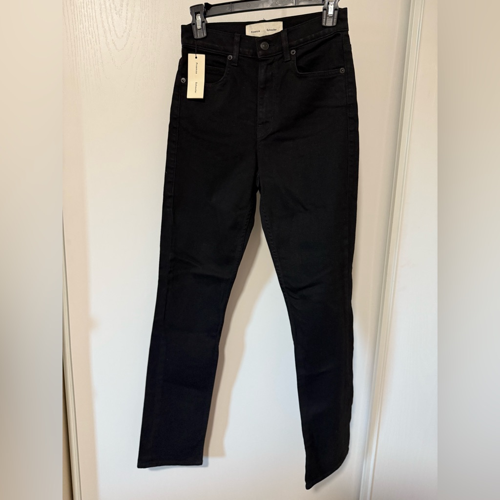 Proenza Schouler Black Jeans Size 25 Nwt $290